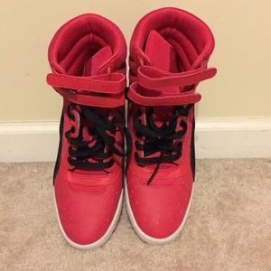 Pink and Black Pumas